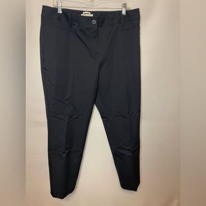 Talbots 16 Petite Navy Blue Curvy Trouser Dress Pants